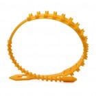 زنجیر چرخ قفل دار پلاستیکی ژله ای مناسب رینگ فولادی بسته 8 عددی