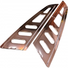 قاب استیل لچکی شیشه عقب پراید صبا