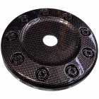 درب بارک پژو 206 طرح RC فلزی رنگ مشکی کربن