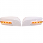 فلاپ آینه راهنمادار ساینا و کوئیک رنگ سفید 2 عددی