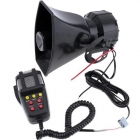 آژیر پلیسی میکرفون دار 7 صدا 100 وات