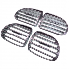 پنل دریچه کولر 206 کروم مات بسته 4 عددی