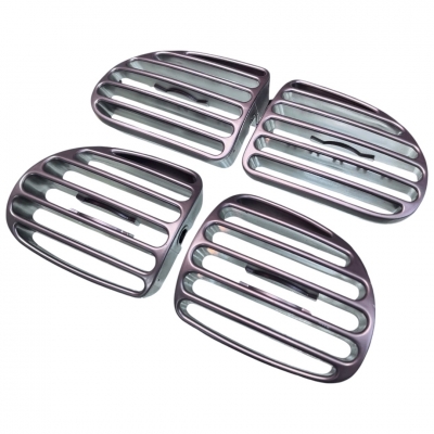 پنل دریچه کولر 206 کروم مات بسته 4 عددی