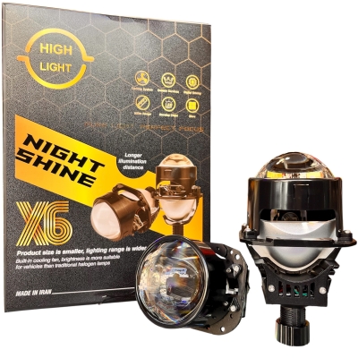 لنز عدسی چراغ Bi-LED سایز 2.5 اینچی مدل X6