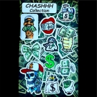 پک برچسب استیکر 12 عددی chash collection سایز A5