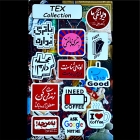 پک برچسب استیکر 12 عددی tex collection سایز A5