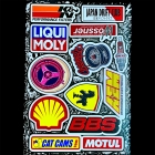 پک برچسب استیکر سلفون دار tuning کد 6 سایز A4