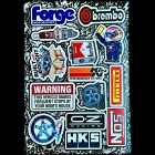 پک برچسب استیکر سلفون دار tuning کد 8 سایز A4